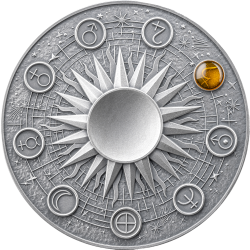 2025 Republic of Ghana 2 oz Silver Solar System: Saturn - 24h Shipping!