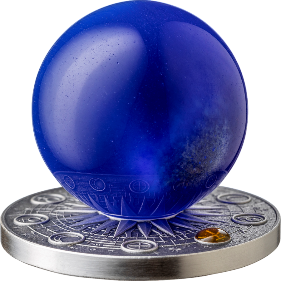 2025 Republic of Ghana 2 oz Silver Solar System: Neptune  - 24h Shipping!