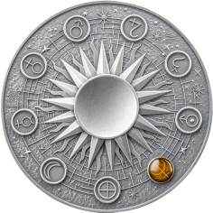 2025 Republic of Ghana 2 oz Silver Solar System: Neptune  - 24h Shipping! 2