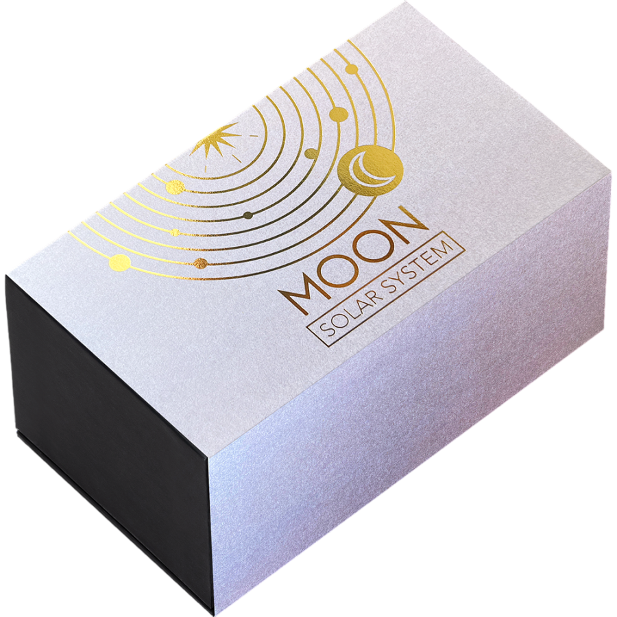 2025 Republic of Ghana 2 oz Silver Solar System: Moon - 24h Shipping!