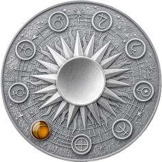 2025 Republic of Ghana 2 oz Silver Solar System: Moon - 24h Shipping! 2