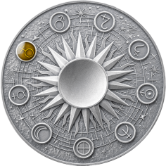 2025 Republic of Ghana 2 oz Silver Solar System: Venus - 24h Shipping! 2