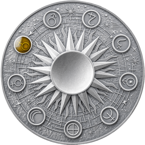 2025 Republic of Ghana 2 oz Silver Solar System: Venus - 24h Shipping!