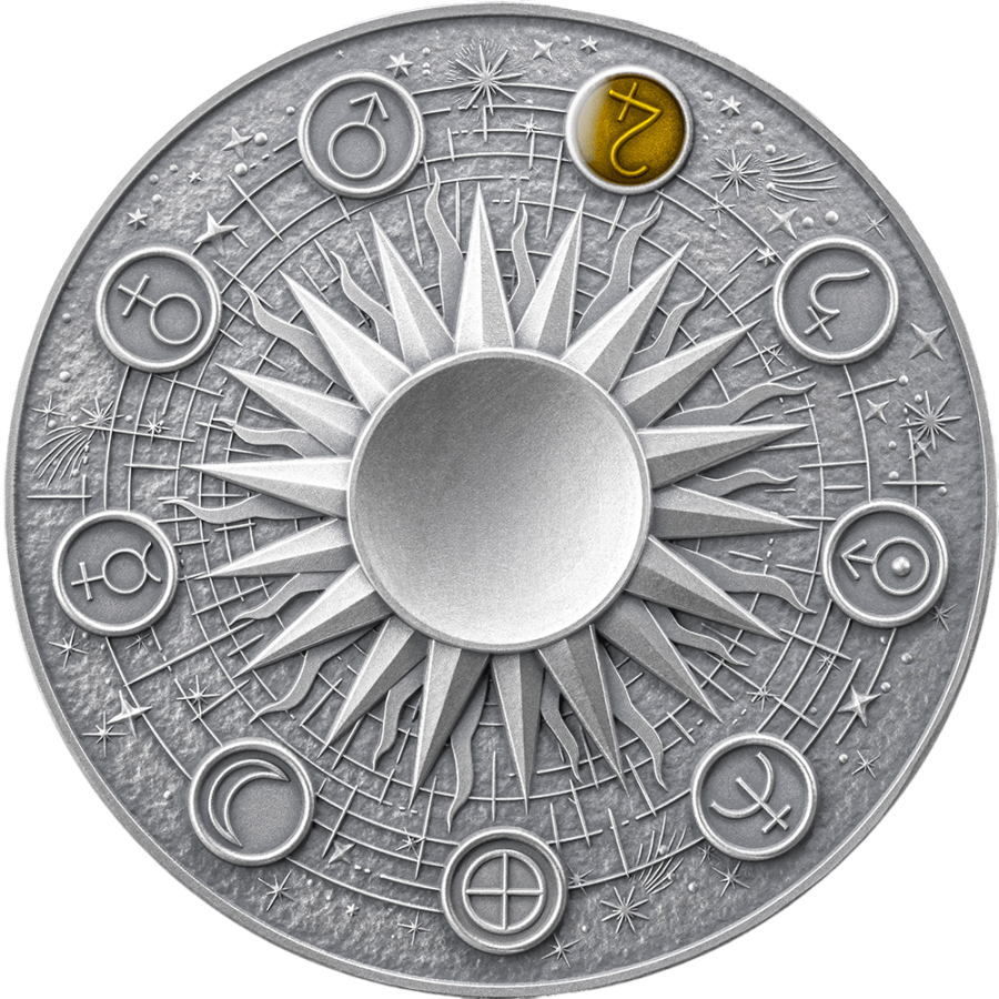 2025 Republic of Ghana 2 oz Silver Solar System: Jupiter  - 24h Shipping!