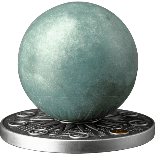 2025 Republic of Ghana 2 oz Silver Solar System: Uranus  - 24h Shipping!