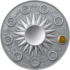 2025 Republic of Ghana 2 oz Silver Solar System: Uranus  - 24h Shipping! 2