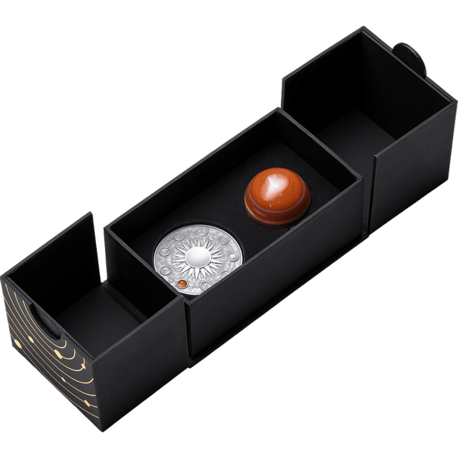 2025 Republic of Ghana 2 oz Silver Solar System: Saturn  - 24h Shipping!