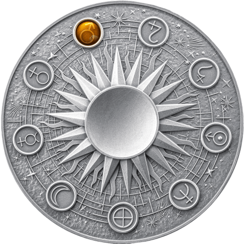 2025 Republic of Ghana 2 oz Silver Solar System: Saturn  - 24h Shipping!