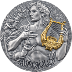 2025 Republic of Cameroon 2 oz Silver Greek Mythology Apollo - 24h Shipping!