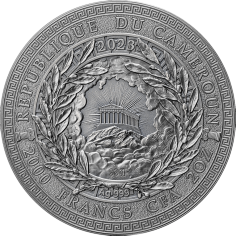 2025 Republic of Cameroon 2 oz Silver Greek Mythology Themis - 24h Shipping! 2