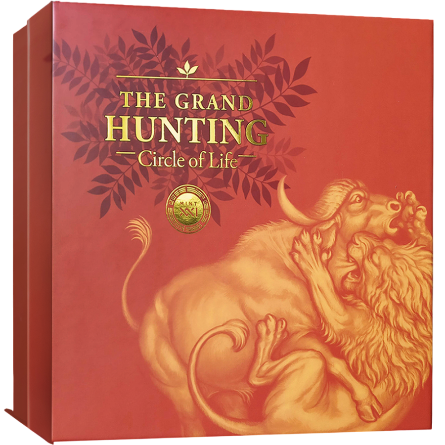 2025 Cameroon 1 kilo Silver Circle of Life: The Grand Hunting - 24h Shipping!