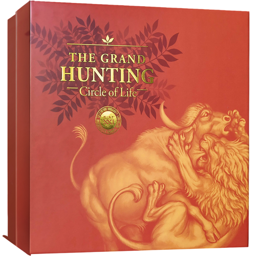 2025 Cameroon 1 kilo Silver Circle of Life: The Grand Hunting - 24h Shipping!