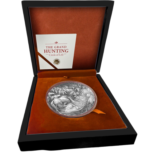 2025 Cameroon 1 kilo Silver Circle of Life: The Grand Hunting - 24h Shipping!