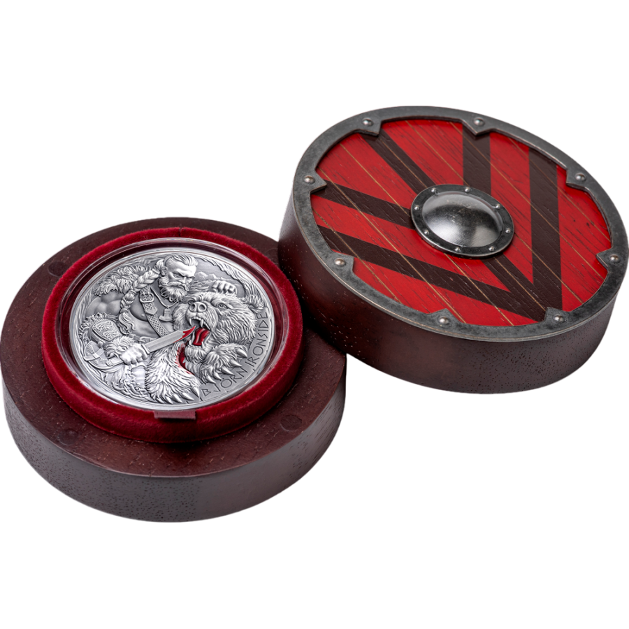2025 Cameroon 2 oz Silver Way to Valhalla: Björn Ironside - 24h Shipping!