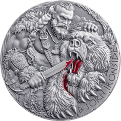 2025 Cameroon 2 oz Silver Way to Valhalla: Björn Ironside - 24h Shipping!