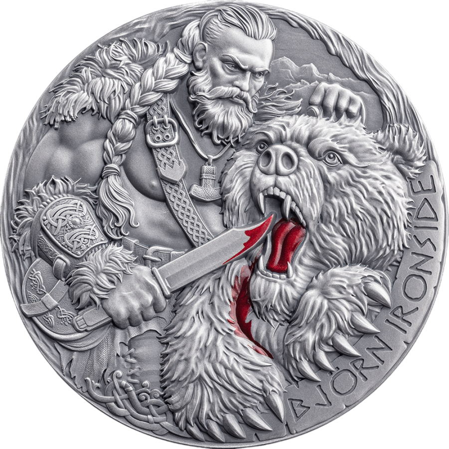 2025 Cameroon 2 oz Silver Way to Valhalla: Björn Ironside - 24h Shipping!
