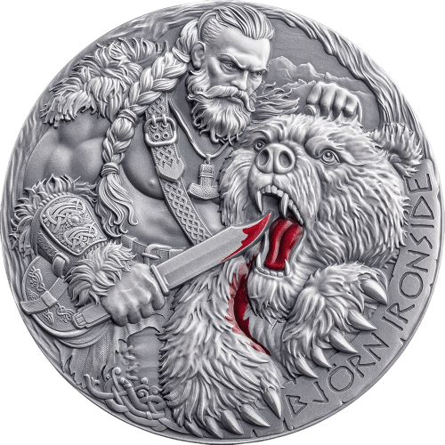 2025 Cameroon 2 oz Silver Way to Valhalla: Björn Ironside - 24h Shipping!