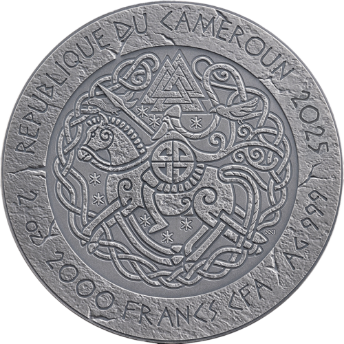 2025 Cameroon 2 oz Silver Way to Valhalla: Björn Ironside - 24h Shipping!