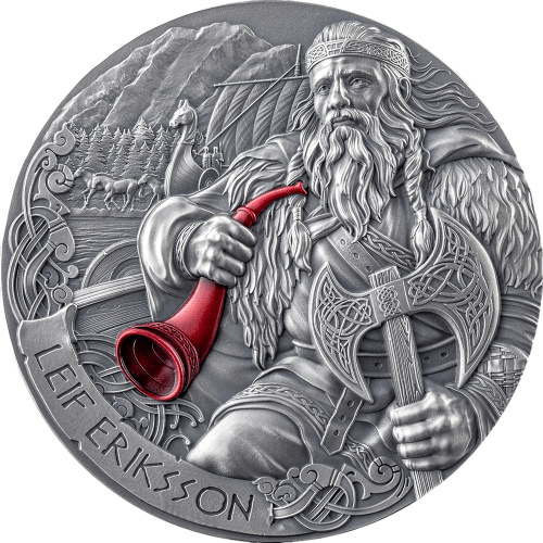 Leif Eriksson Way to Valhalla 2 Oz Silver 2025 - 24h Shipping!
