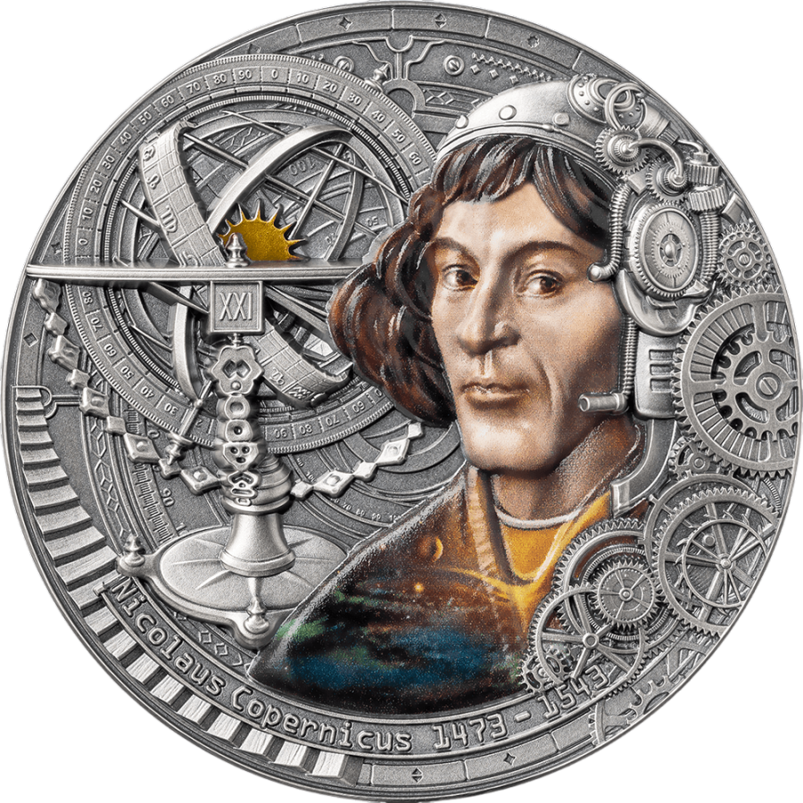 2023 Republic of Cameroon 2 oz Silver Nicolaus Copernicus - 24h Shipping!
