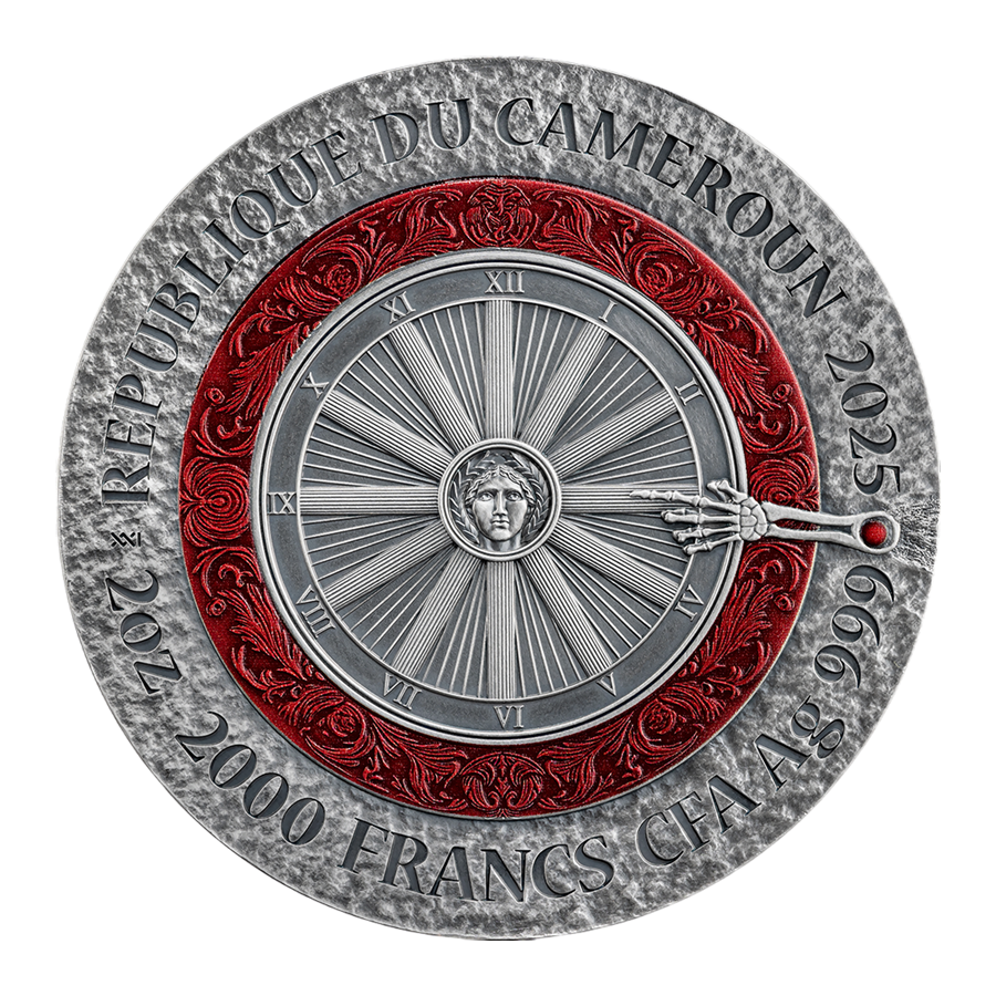 2025 Republic of Cameroon 2 oz Silver Si Vis Pacem, Para Bellum - 24h Shipping!