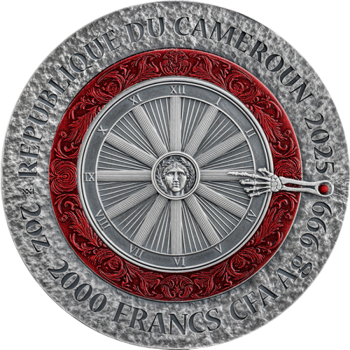 2025 Republic of Cameroon 2 oz Silver Si Vis Pacem, Para Bellum - 24h Shipping!