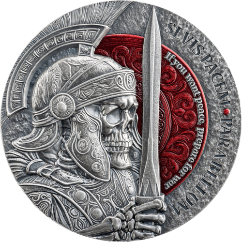 2025 Republic of Cameroon 2 oz Silver Si Vis Pacem, Para Bellum - 24h Shipping!