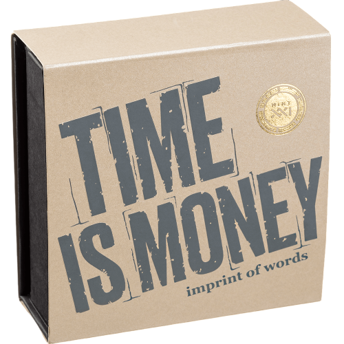 Cameroon 2023 Time is Money 2 oz Antique finish Silver Coin - 24h Shipping!