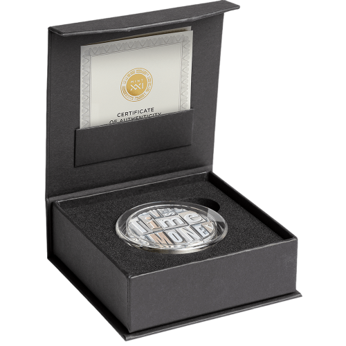 Cameroon 2023 Time is Money 2 oz Antique finish Silver Coin - 24h Shipping!