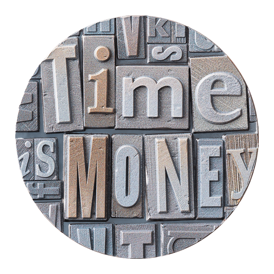 Cameroon 2023 Time is Money 2 oz Antique finish Silver Coin - 24h Shipping!