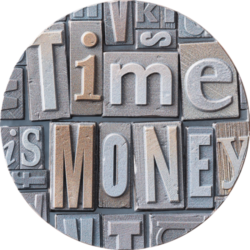 Cameroon 2023 Time is Money 2 oz Antique finish Silver Coin - 24h Shipping!