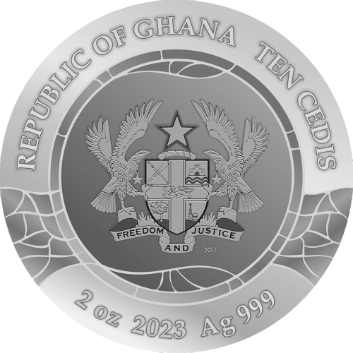 srebrna-moneta-sztuka-witrazu-pocalunek-2023-2-uncje-awers