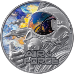2025 Camerooon 2 Ounce Guardians of Freedom Air Force Silver Coin - 24h Shipping!