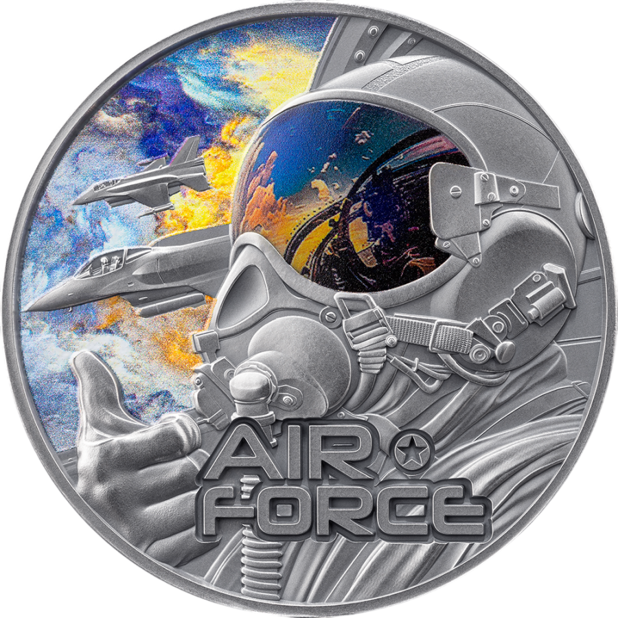 2025 Camerooon 2 Ounce Guardians of Freedom Air Force Silver Coin - 24h Shipping!