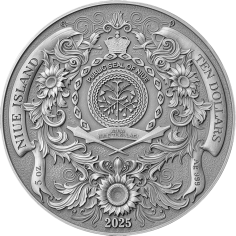 Orans The Pray for Peace 5 Oz Silver Coin - 24h Shipping! 2