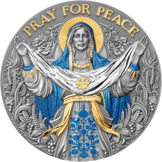 Orans The Pray for Peace 5 Oz Silver Coin - 24h Shipping!