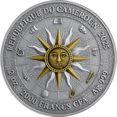 2025 Cameroon 2 oz Silver The Nine Muses: Terpsichore & Euterpe - 24h Shipping! 2