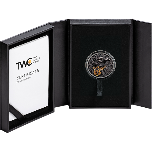 The Raven Creatures of Nocturne 1 Oz Silver Coin 2025 - 24h Shipping!