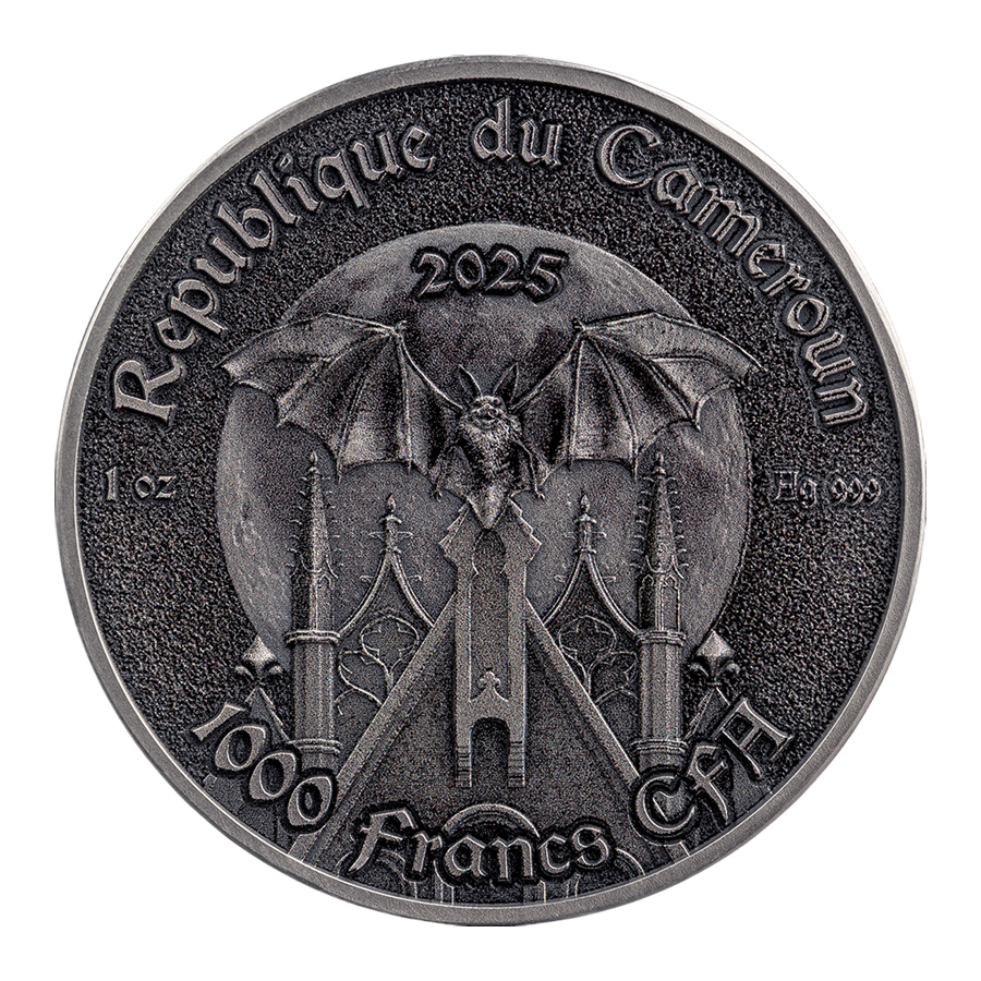 The Raven Creatures of Nocturne 1 Oz Silver Coin 2025 - 24h Shipping!