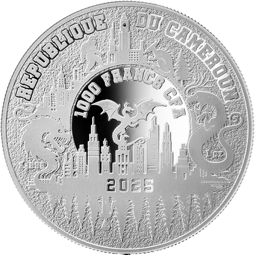 2025 Republic of Cameroon 1 oz Silver Urban Legends: Evil Clown - 24h Shipping!
