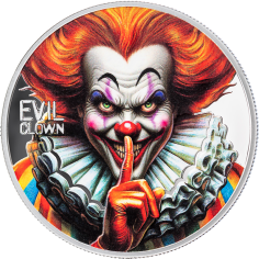 2025 Republic of Cameroon 1 oz Silver Urban Legends: Evil Clown - 24h Shipping!