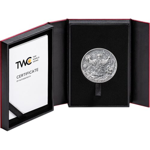 2024 Republic of Cameroon 2 oz Silver Seven Days of Creation - 24h Shipping!