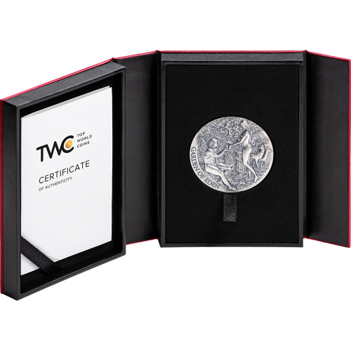 2023 2oz Cameroon Bible Stories Garden of Eden Silver Coin - 24h Shipping!