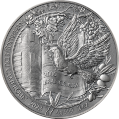 2023 2oz Cameroon Bible Stories Garden of Eden Silver Coin - 24h Shipping! 2