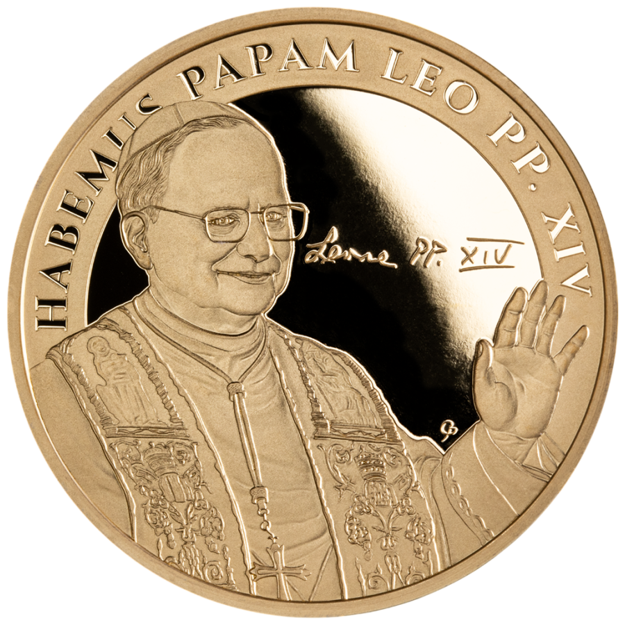 Leon XIV: First American Pontifex – 1 oz Gold Coin - 24h Shipping!
