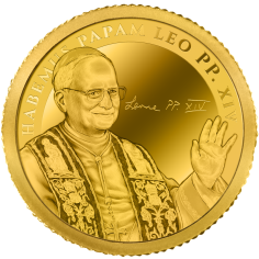 Leon XIV: First American Pontifex – 0,5 gram Gold Coin - 24h Shipping!