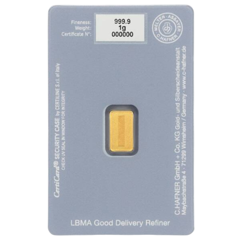 1g "For You" Gray Gold Bar - 24h Shipping!