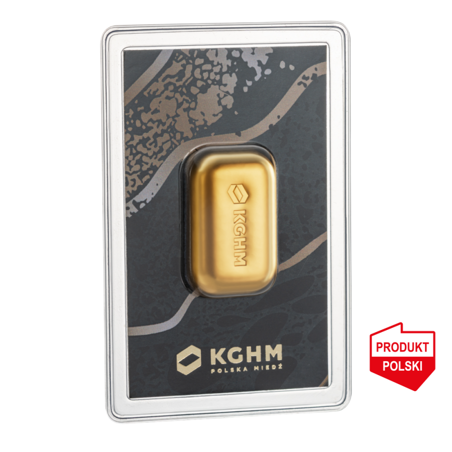 50 gram KGHM Gold Bar - 24h Shipping!