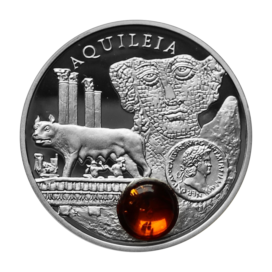 copy of Silver coin Szombathely amber trail - 24 hours shipping!