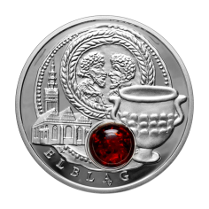 copy of Silver coin Szombathely amber trail - 24 hours shipping!
